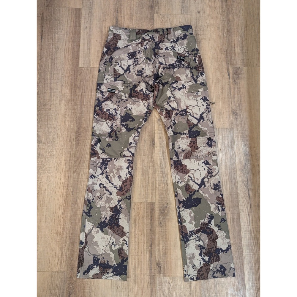 Kings Camo XKG Ridge Pants Mens 32T Desert Shadow Hunting Stretch Cargo Camo - Picture 4 of 9